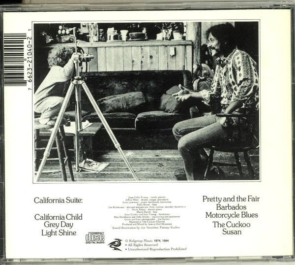 Jesse Colin Young - Light Shine (CD) - Image 2