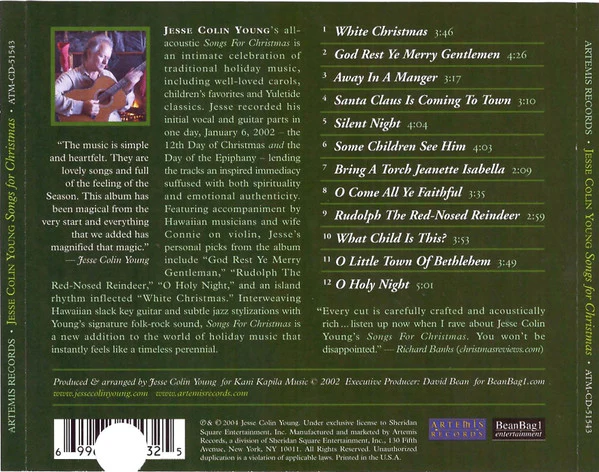 Jesse Colin Young - Songs For Christmas (CD) - Image 4