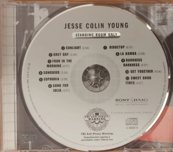 Jesse Colin Young - Standing Room Only (CD) - Image 4