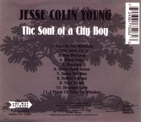 Jesse Colin Young - The Soul Of A City Boy (CD) - Image 2