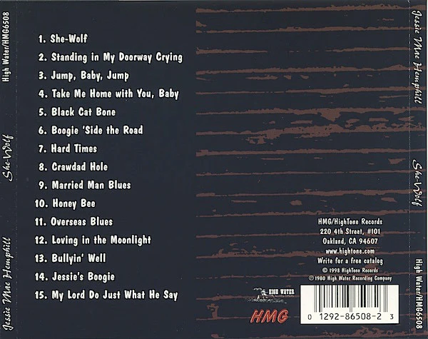Jessie Mae Hemphill - She-Wolf (CD) - Image 2