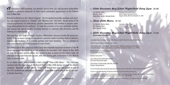 Jimi Hendrix - Merry Christmas And Happy New Year (CD, EP, Comp) (Very Good (VG)) - Image 6