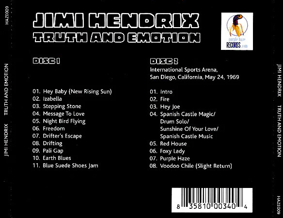 Jimi Hendrix - Truth And Emotion (CD) - Image 2
