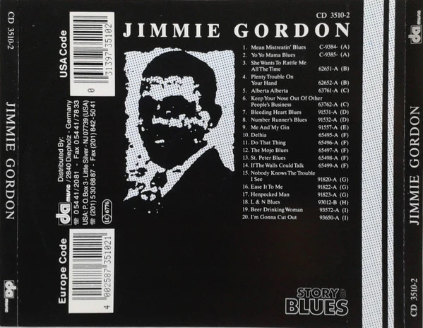 Jimmie Gordon - (1934-1941) (CD) - Image 2