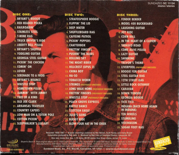 Jimmy Bryant - Frettin' Fingers The Lightning Guitar Of Jimmy Bryant (CD) - Image 2
