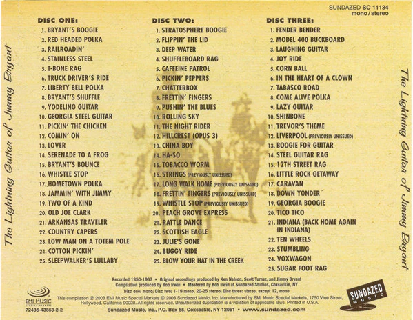 Jimmy Bryant - Frettin' Fingers The Lightning Guitar Of Jimmy Bryant (CD) - Image 5