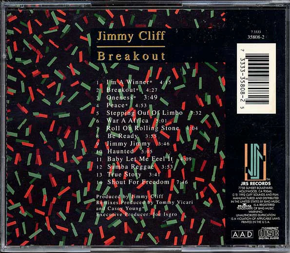 Jimmy Cliff - Breakout (CD) - Image 2