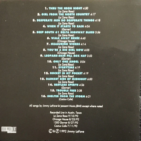 Jimmy LaFave - Austin Skyline (CD) - Image 3