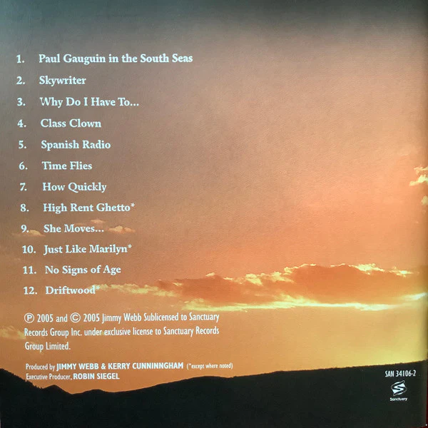 Jimmy Webb - Twilight Of The Renegades (CD) - Image 2