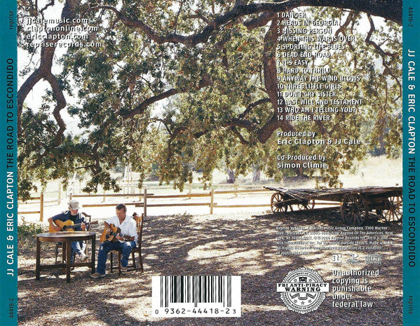 JJ Cale* & Eric Clapton - The Road To Escondido (CD) - Image 2