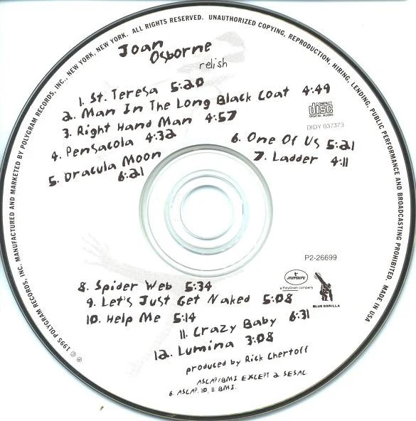 Joan Osborne - Relish (CD) - Image 3