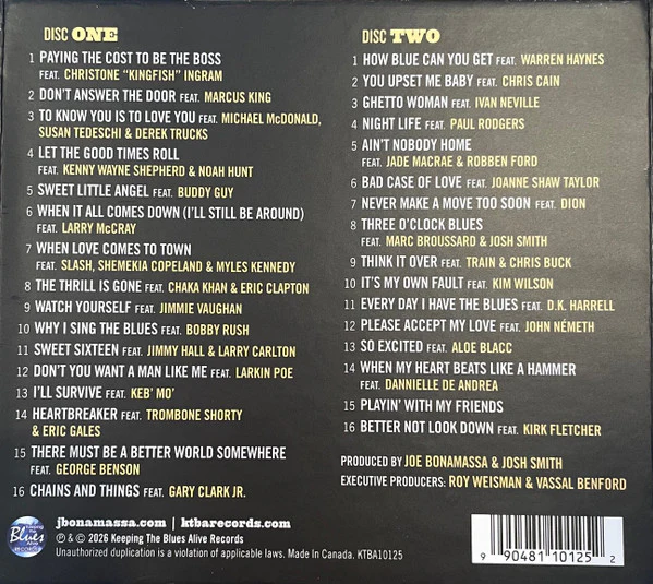 Joe Bonamassa - B.B. King's Blues Summit 100 (Celebrating The King Of The Blues) (CD) - Image 5