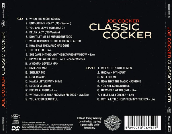 Joe Cocker - Classic Cocker (CD) - Image 3
