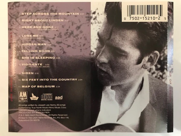 Joe Henry - Murder Of Crows (CD) - Image 4