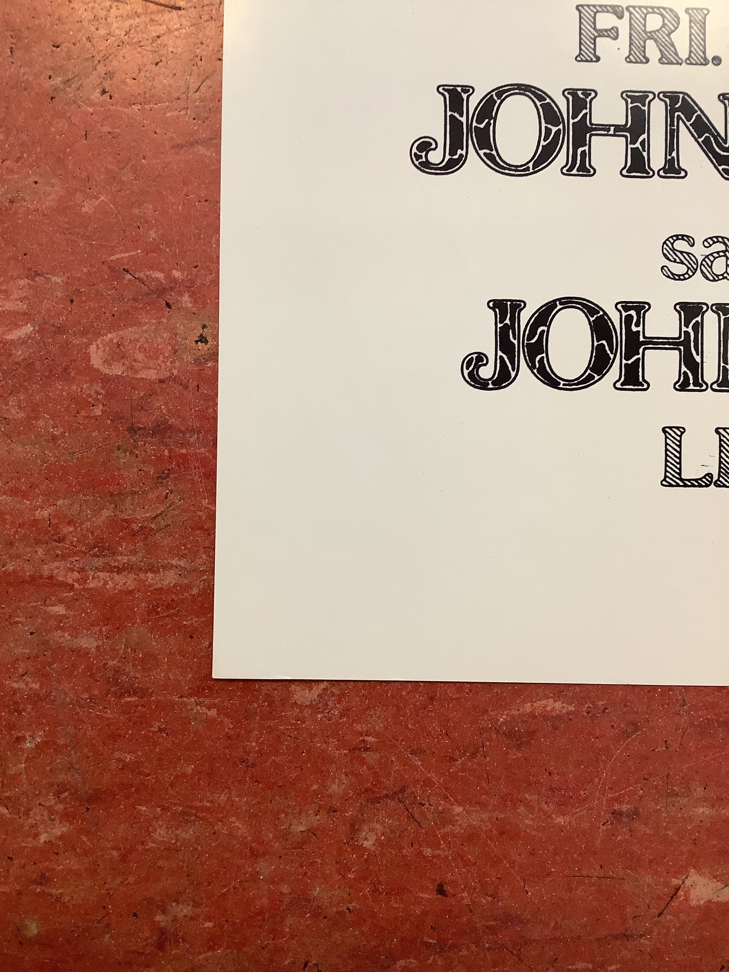 John Lee Hooker and Johnny Winter at Liberty Lunch - 1992 (Poster) - Image 5
