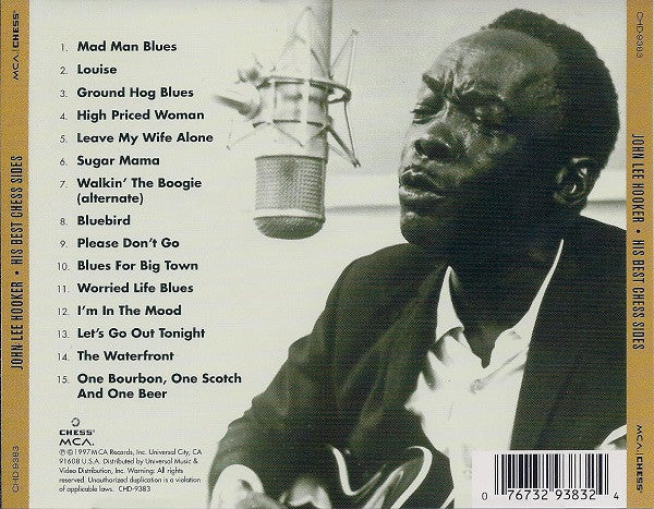 John Lee Hooker - His Best Chess Sides (CD) - Image 2