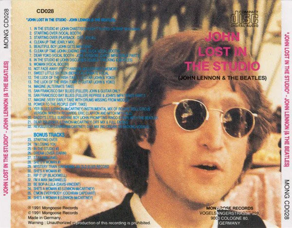 John Lennon - John Lost In The Studio (CD) - Image 2