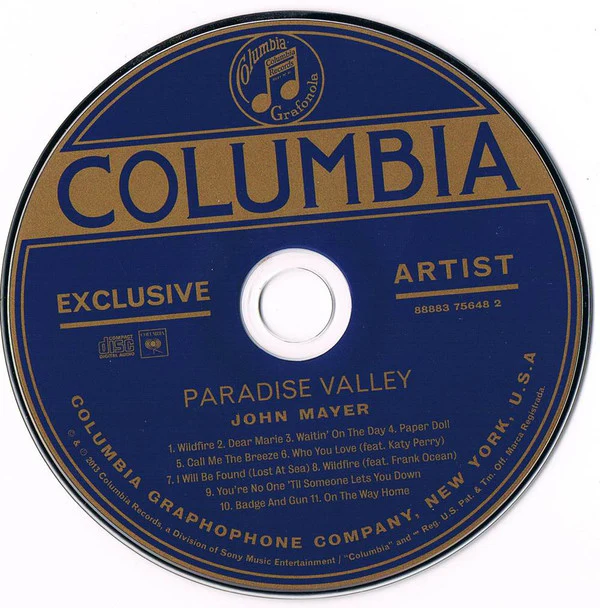 John Mayer - Paradise Valley (CD) - Image 3