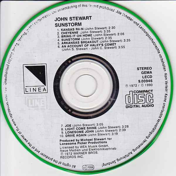 John Stewart - Sunstorm (CD) - Image 3