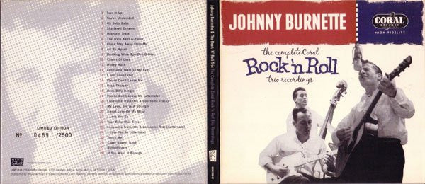 Johnny Burnette & The Rock 'N' Roll Trio* - The Complete Coral Rock 'n Roll Trio Recordings (CD) - Image 3