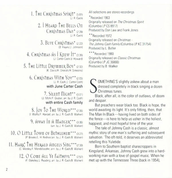 Johnny Cash - Personal Christmas Collection (CD) - Image 5