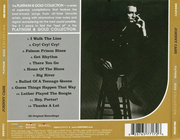 Johnny Cash - Platinum & Gold Collection (CD) - Image 2