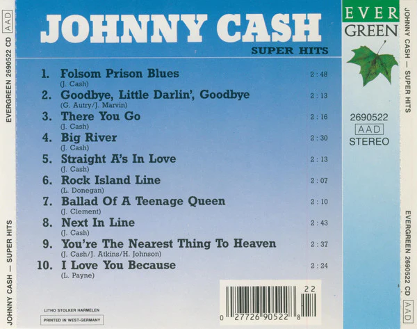 Johnny Cash - Super Hits (CD) - Image 2