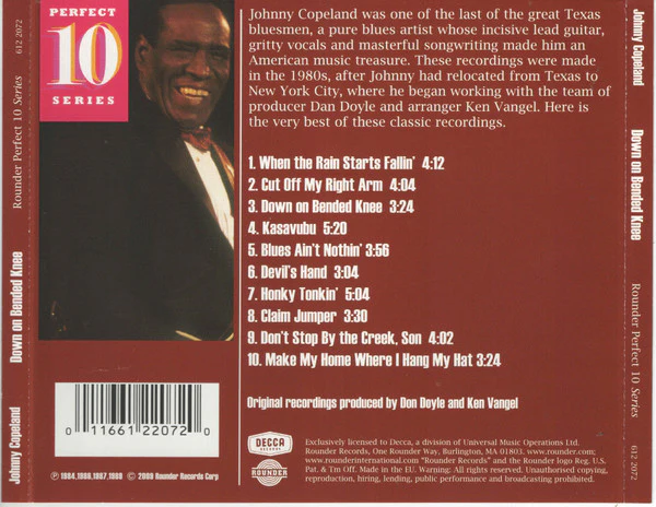 Johnny Copeland - Down On Bended Knee (CD) - Image 2