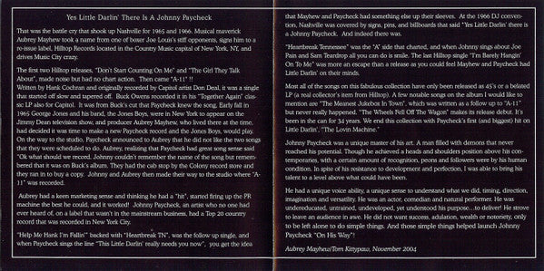 Johnny Paycheck - On His Way (CD) - Image 4