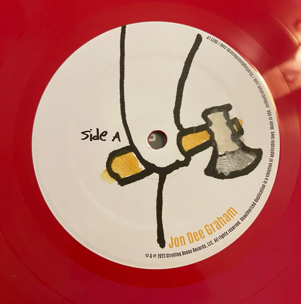 Jon Dee Graham - Only Dead For A Little While (LP, Album, Red) - Image 3