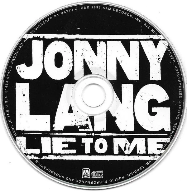 Jonny Lang - Lie To Me (CD) - Image 3