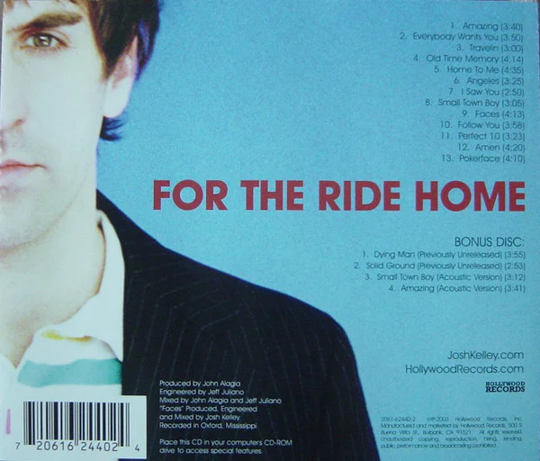 Josh Kelley - For The Ride Home (CD) - Image 2