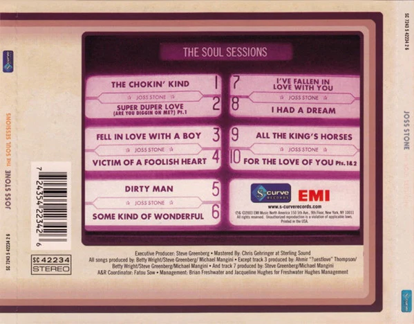 Joss Stone - The Soul Sessions (CD) - Image 2