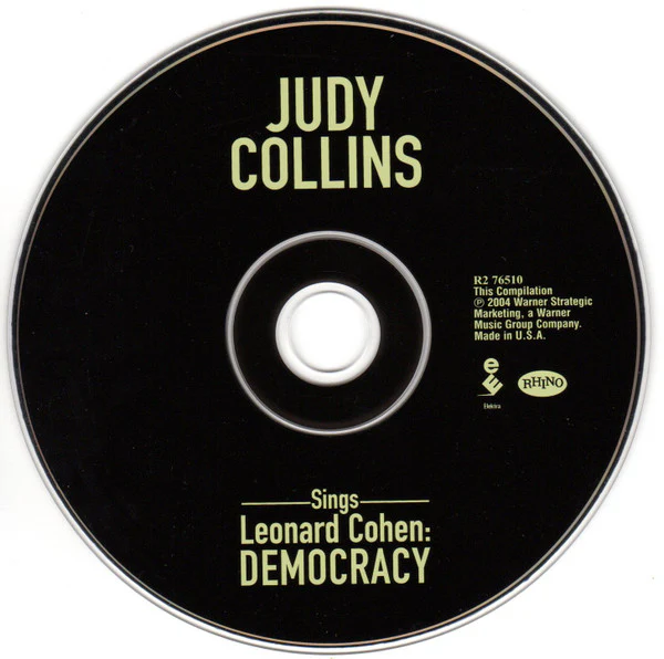 Judy Collins - Sings Leonard Cohen: Democracy (CD) - Image 3