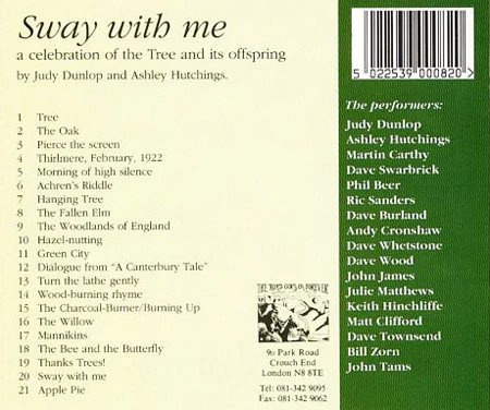 Judy Dunlop And Ashley Hutchings - Sway With Me (CD) - Image 2
