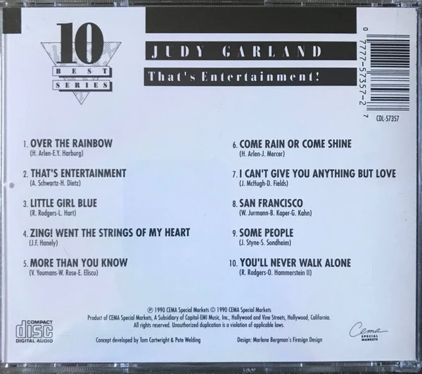 Judy Garland - That's Entertainment (CD) - Image 2