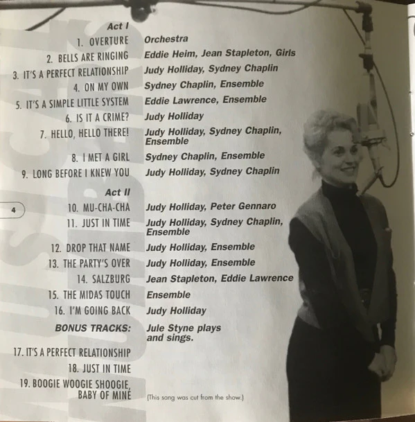 Judy Holliday - Bells Are Ringing - Original Broadway Cast Recording (CD) - Image 2