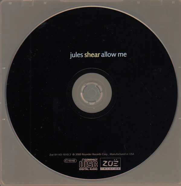 Jules Shear - Allow Me (CD) - Image 2