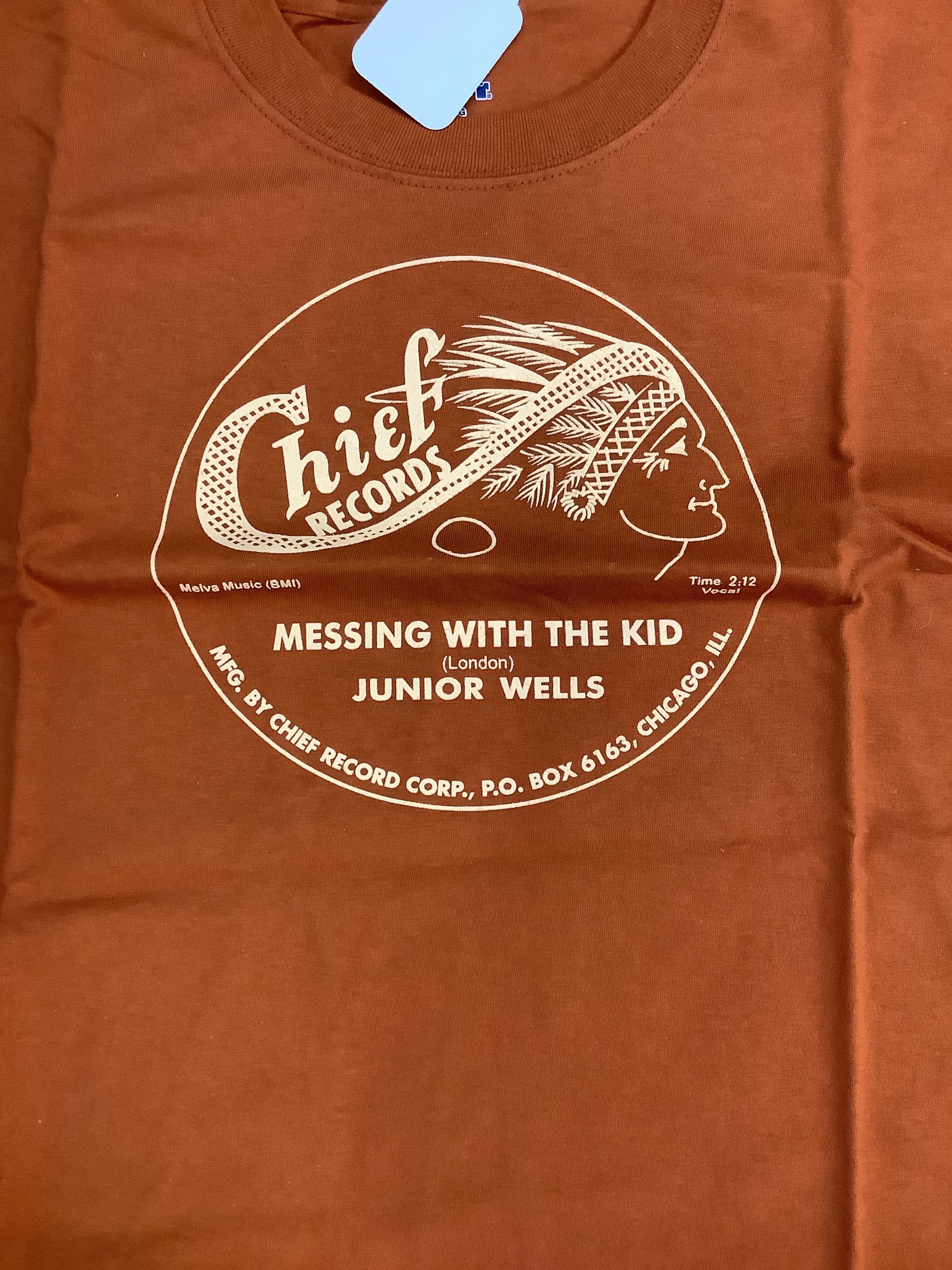 Junior Wells Chief Records T-Shirt - Image 2