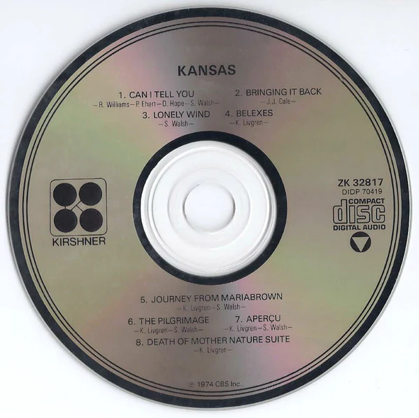 Kansas  - Kansas (CD) - Image 3
