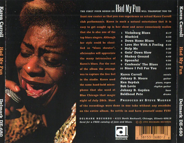 Karen Carroll - Had My Fun (CD) - Image 2