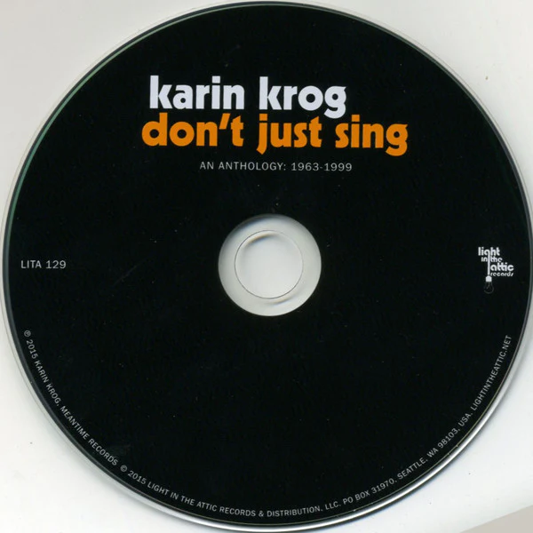 Karin Krog - Don't Just Sing (An Anthology: 1963-1999) (CD) - Image 3