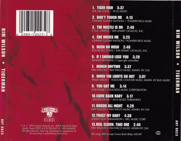 Kim Wilson - Tigerman (CD) - Image 2