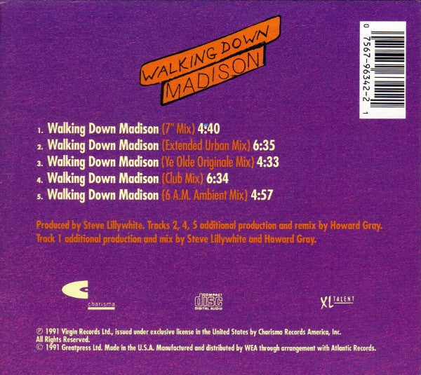 Kirsty MacColl - Walking Down Madison (CD) - Image 2