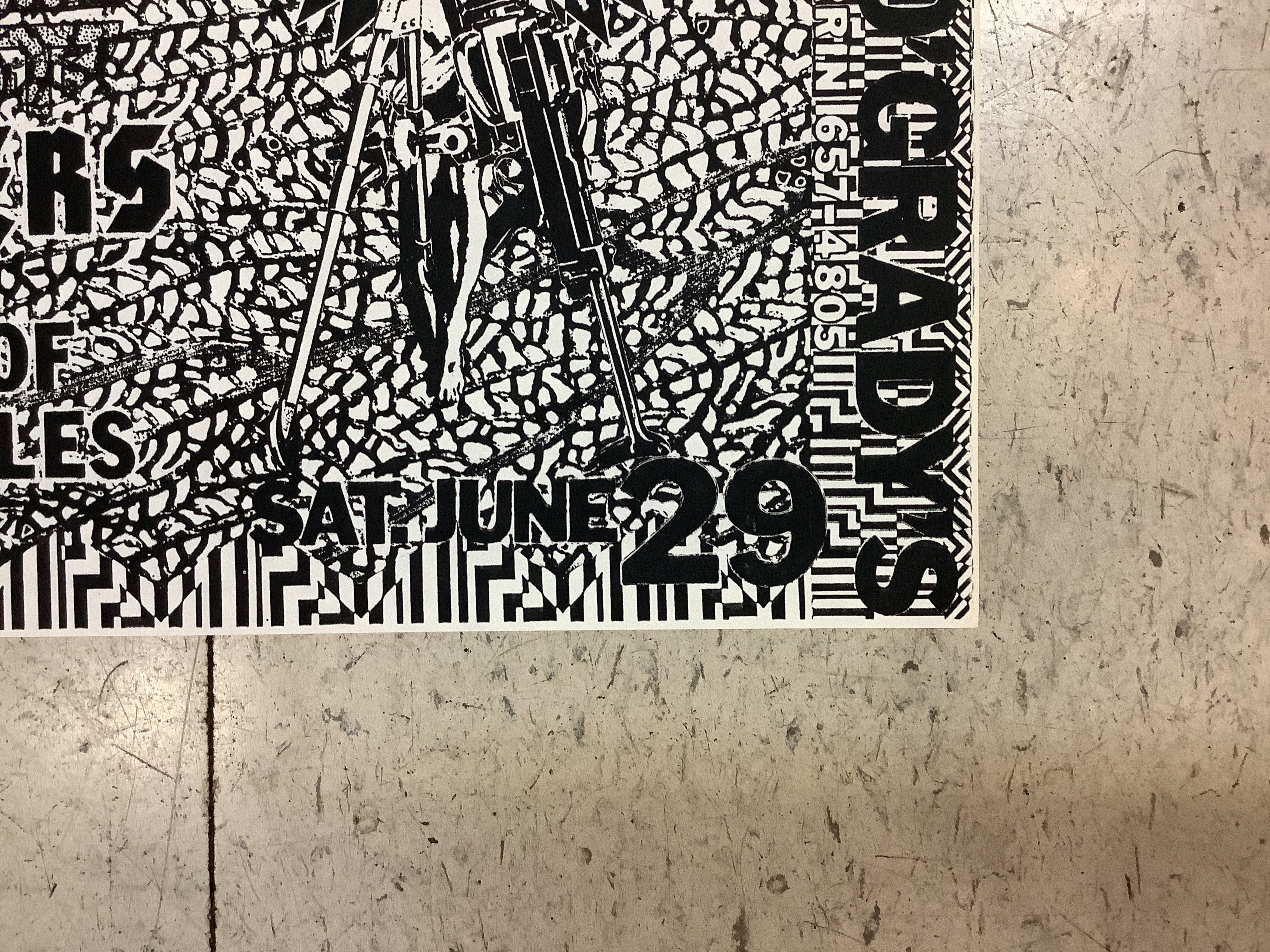 L7 at Rosie O' Grady's - 1991 (Poster) - Image 4