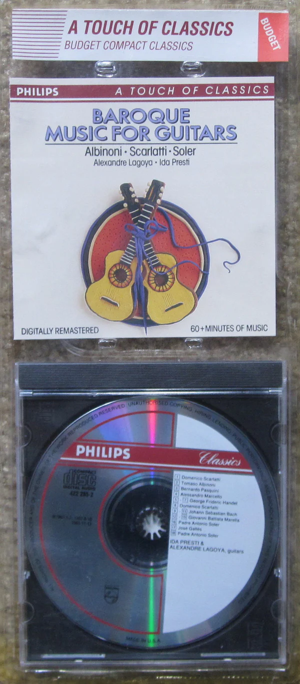 Alexandre Lagoya / Ida Presti - Baroque Music For Guitars (CD)