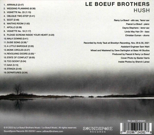 Le Boeuf Brothers - Hush (CD) - Image 2