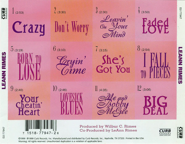 LeAnn Rimes - LeAnn Rimes (CD) - Image 2
