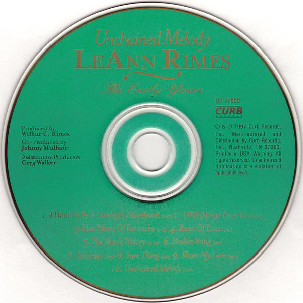 LeAnn Rimes - Unchained Melody / The Early Years (CD) - Image 3