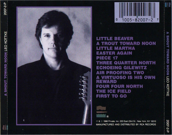 Leo Kottke - A Shout Toward Noon (CD) - Image 2
